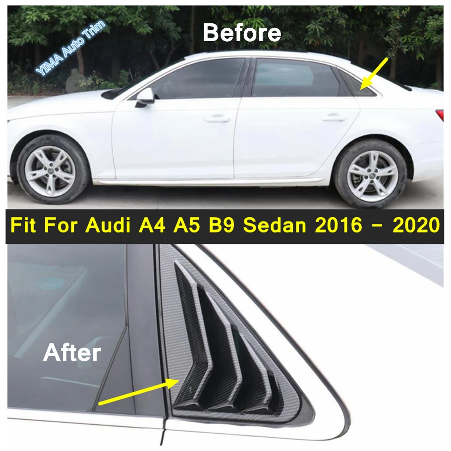 Rear Window Scoop Shutter Sun Shade / Rain / Windshield Cover Trim Exterior Accessories Fit For Audi A4 A5 B9 Sedan 2016 - 2020
Rear Window Scoop Shutter Sun Shade / Rain / Windshield Cover Trim Exterior Accessories Fit For Audi A4 A5 B9 Sedan 2016 - 2020