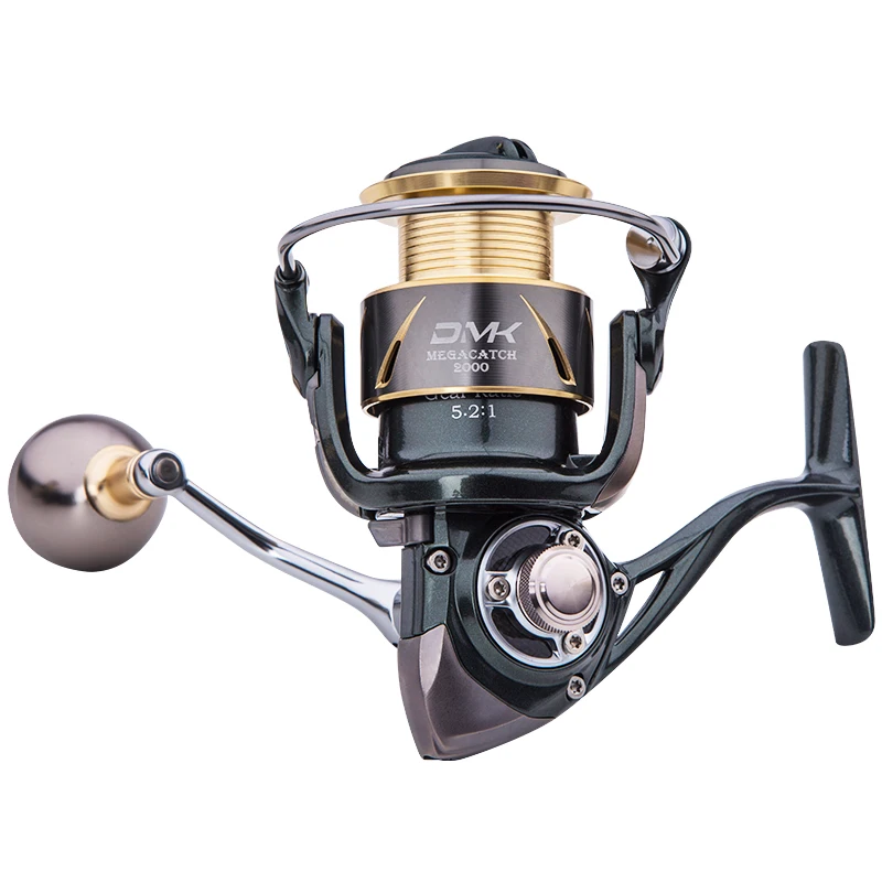 DMK 5 2: 1 MC800-MC5000 катушка для отжима спиннинга 10BB из сплава 16kgs Drag Power соленая вода |