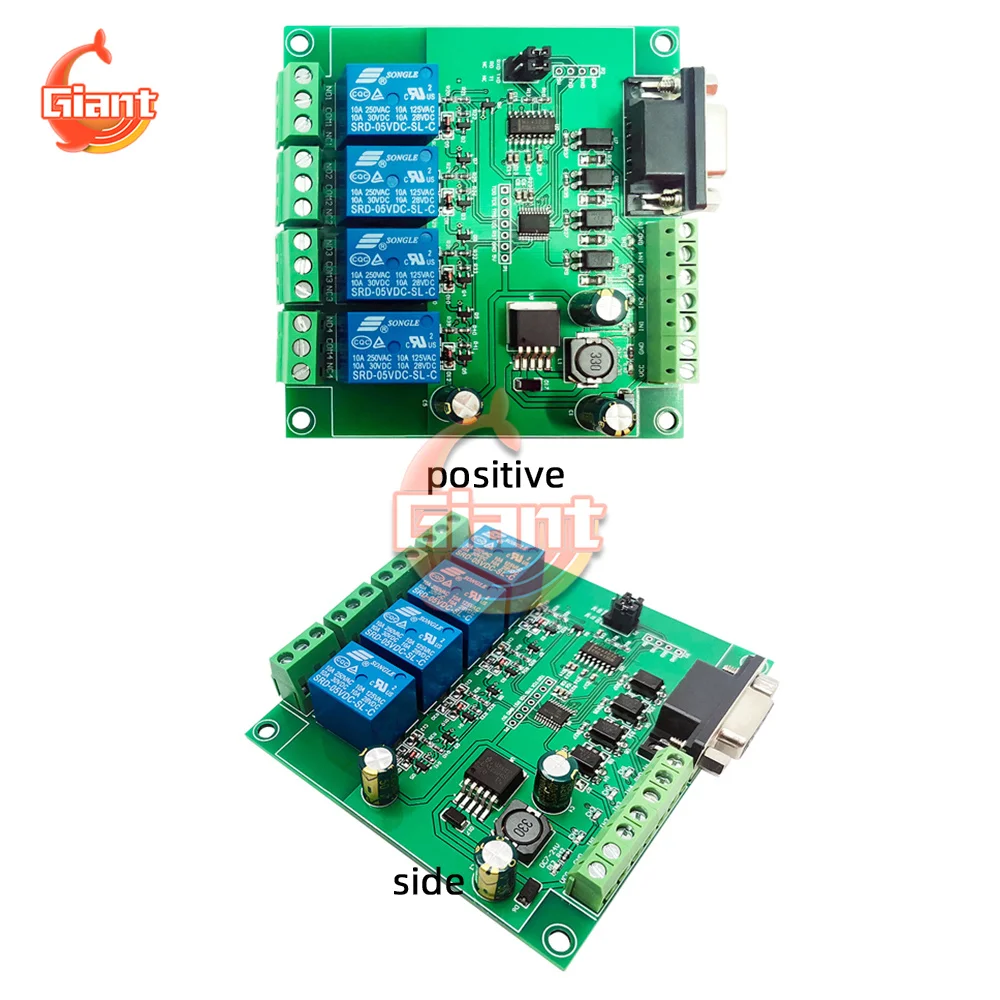 Источник питания DC7-24 В, четырехсторонний релейный модуль Modbus RTU RS232/TTL UART, 4-ходовой вход, 4-ходовой выход
Источник питания DC7-24 В, четырехсторонний релейный модуль Modbus RTU RS232/TTL UART, 4-ходовой вход, 4-ходовой выход