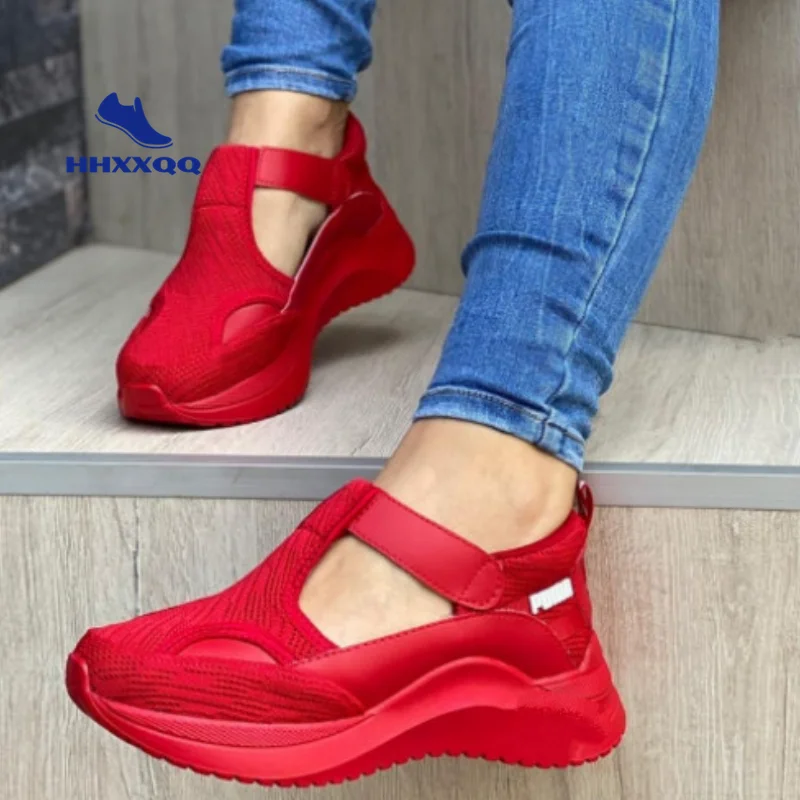 Женские сетчатые кроссовки, на платформе, толстая подошва, дышащие, Вулканизированная подошва, повседневная спортивная обувь, однотонные
Женские сетчатые кроссовки, на платформе, толстая подошва, дышащие, Вулканизированная подошва, повседневная спортивная обувь, однотонные
