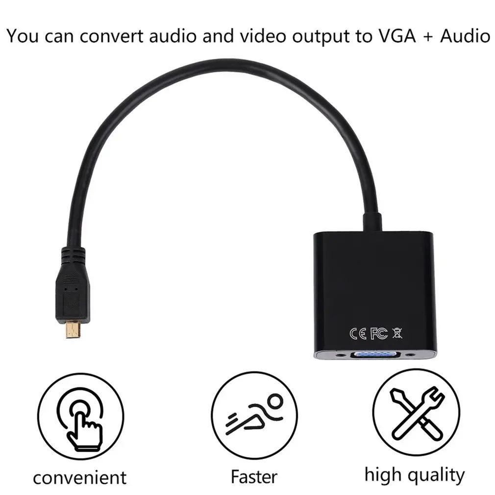 HDMI-compatible Cable Compatible to VGA Adapter Digital Video Audio Converter VGA Connector for Xbox 360 PS4 PC Laptop TV Box
HDMI-compatible Cable Compatible to VGA Adapter Digital Video Audio Converter VGA Connector for Xbox 360 PS4 PC Laptop TV Box