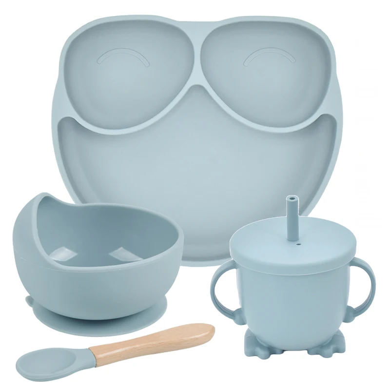 4PCS/Set Baby Silicone Feeding Food Tableware Set Cartoon Eating Dinnerware Anti-hot Suction Training Plate Baby Feeding Set
4PCS/Set Baby Silicone Feeding Food Tableware Set Cartoon Eating Dinnerware Anti-hot Suction Training Plate Baby Feeding Set