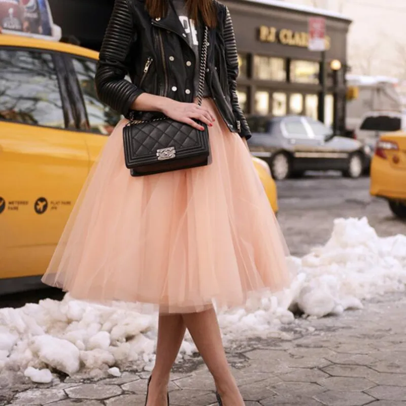 Midi Tulle Skirt Tutu Pleated Womens Short Skirts Femme 2020 New Spring Summer Autumn Winter High Quality Jupe Plus Size
Midi Tulle Skirt Tutu Pleated Womens Short Skirts Femme 2020 New Spring Summer Autumn Winter High Quality Jupe Plus Size