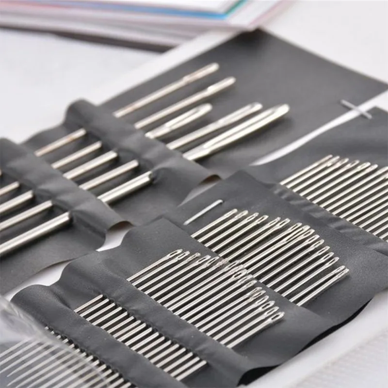 55Pcs/Set Stainless Steel Sewing Needles Sewing Pins Set for Home DIY Crafts Household Different Sizes Suitable for Handmade
55Pcs/Set Stainless Steel Sewing Needles Sewing Pins Set for Home DIY Crafts Household Different Sizes Suitable for Handmade