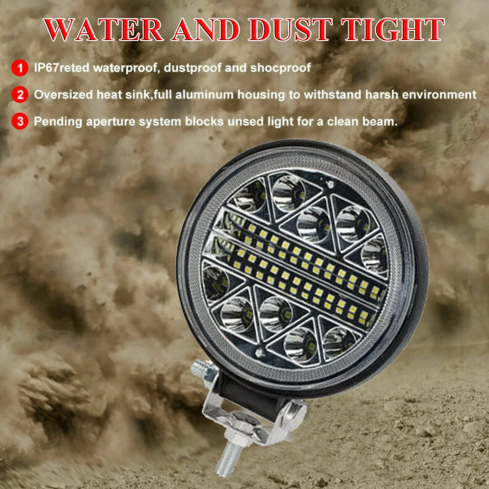 2Pcs Car 4in Round Led Work Lights 13600LM LED Spot Flood Beam Driving Light Auto Waterproof Round Headlamp Engineering Lamps
2Pcs Car 4in Round Led Work Lights 13600LM LED Spot Flood Beam Driving Light Auto Waterproof Round Headlamp Engineering Lamps