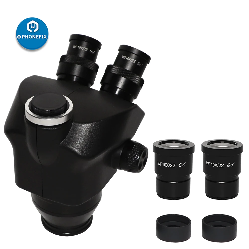 7X-45X 3.5X-90X Simul-Focal Trinocular Microscope Zoom Stereo Microscope Head + 0.5X 2.0X Auxiliary Lens Soldering Microscopio
7X-45X 3.5X-90X Simul-Focal Trinocular Microscope Zoom Stereo Microscope Head + 0.5X 2.0X Auxiliary Lens Soldering Microscopio