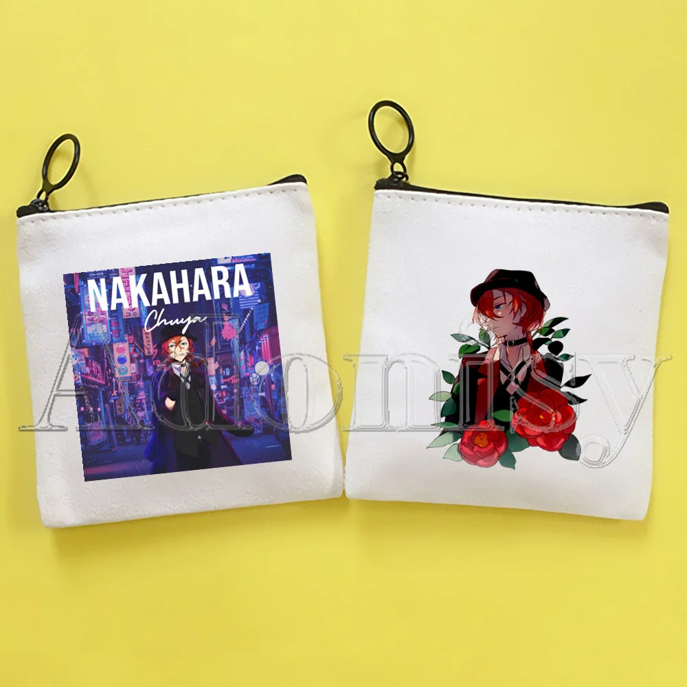 Japan Anime Bungou Stray Dogs Chuuya Nakahara Osamu Dazai Women Printing Fashion Coin Purse Card Holder Key Pouch Cartoon Bag
Japan Anime Bungou Stray Dogs Chuuya Nakahara Osamu Dazai Women Printing Fashion Coin Purse Card Holder Key Pouch Cartoon Bag