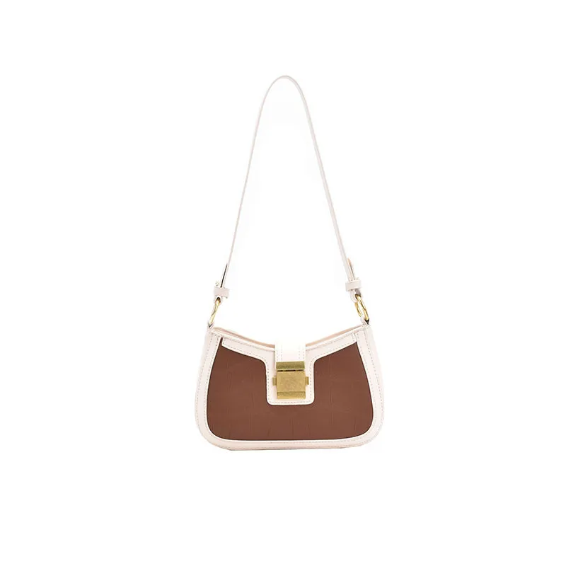 2021 new embossed western style one shoulder diagonal bag retro underarm bag French club crescent bag simple color contrast bag
2021 new embossed western style one shoulder diagonal bag retro underarm bag French club crescent bag simple color contrast bag