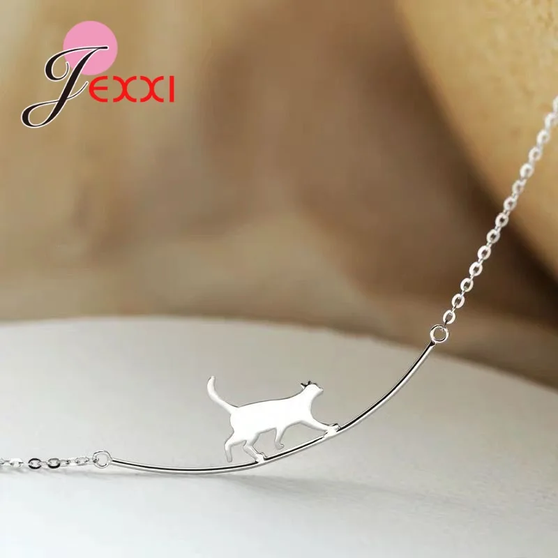 Latest Fashion 925 Sterling Silver Cat Pendant Necklaces For Women Girls Hot Sale Animal Long Necklace Big Sale
Latest Fashion 925 Sterling Silver Cat Pendant Necklaces For Women Girls Hot Sale Animal Long Necklace Big Sale