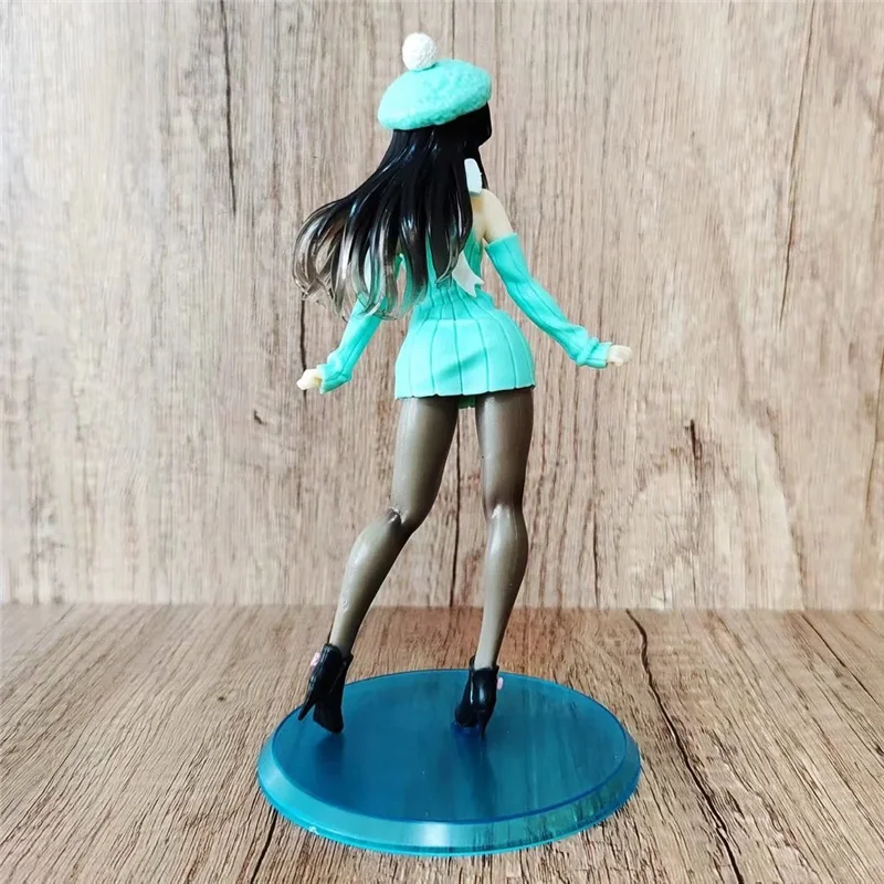

Anime Rascal Does Not Dream of Bunny Girl Senpai Sakurajima Mai Winter Wear PVC Action Figure Collectible Model Doll Toy 20cm