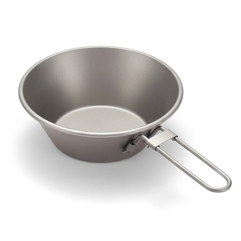 Outdoor Camping Pure Titanium Ultra-Light Frying Pan with Folding Handle Outdoor Camping Skillet Griddle Tableware
Outdoor Camping Pure Titanium Ultra-Light Frying Pan with Folding Handle Outdoor Camping Skillet Griddle Tableware