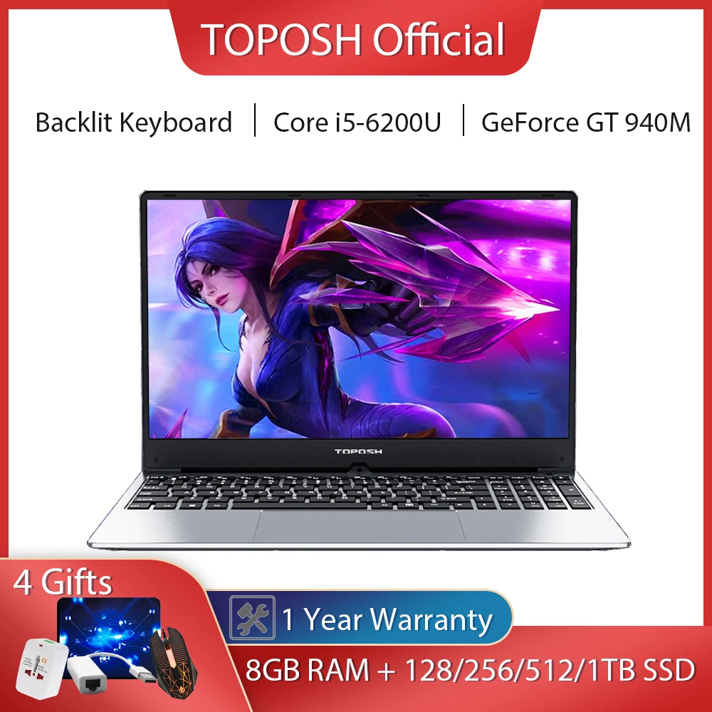 Ноутбук Intel i5-6200U, 8 Гб ОЗУ, IPS-клавиатура с подсветкой, GT940M, 2G специальная карта, игровой нетбук на Windows 10 Pro, ПК
Ноутбук Intel i5-6200U, 8 Гб ОЗУ, IPS-клавиатура с подсветкой, GT940M, 2G специальная карта, игровой нетбук на Windows 10 Pro, ПК