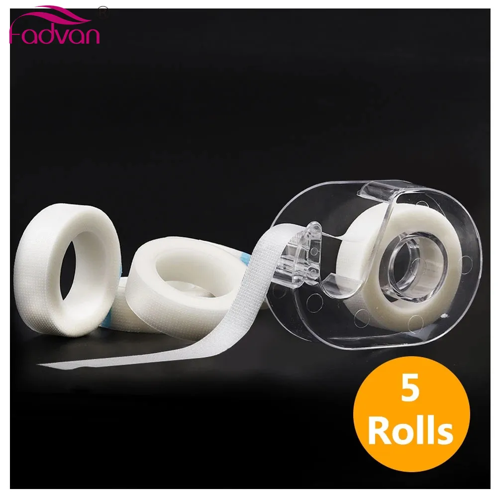 Волокно для наращивание ресниц Free Eye Pads Rolls Micropore Tape белая лента под глаза бумажные