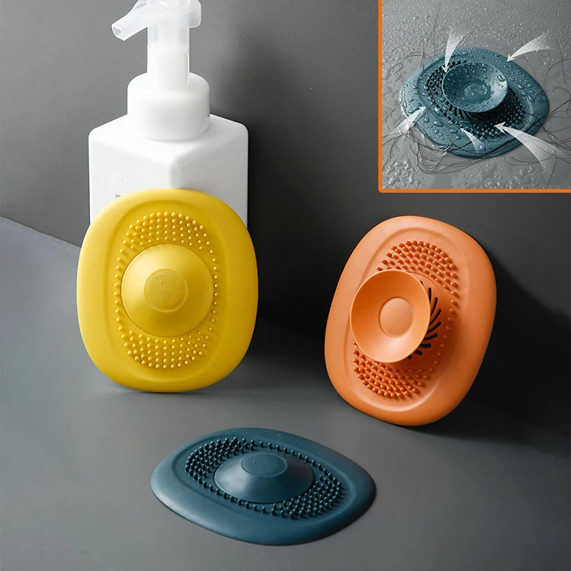 Силиконовый Фильтр для слива раковины в ванной комнате 
Силиконовый Фильтр для слива раковины в ванной комнате