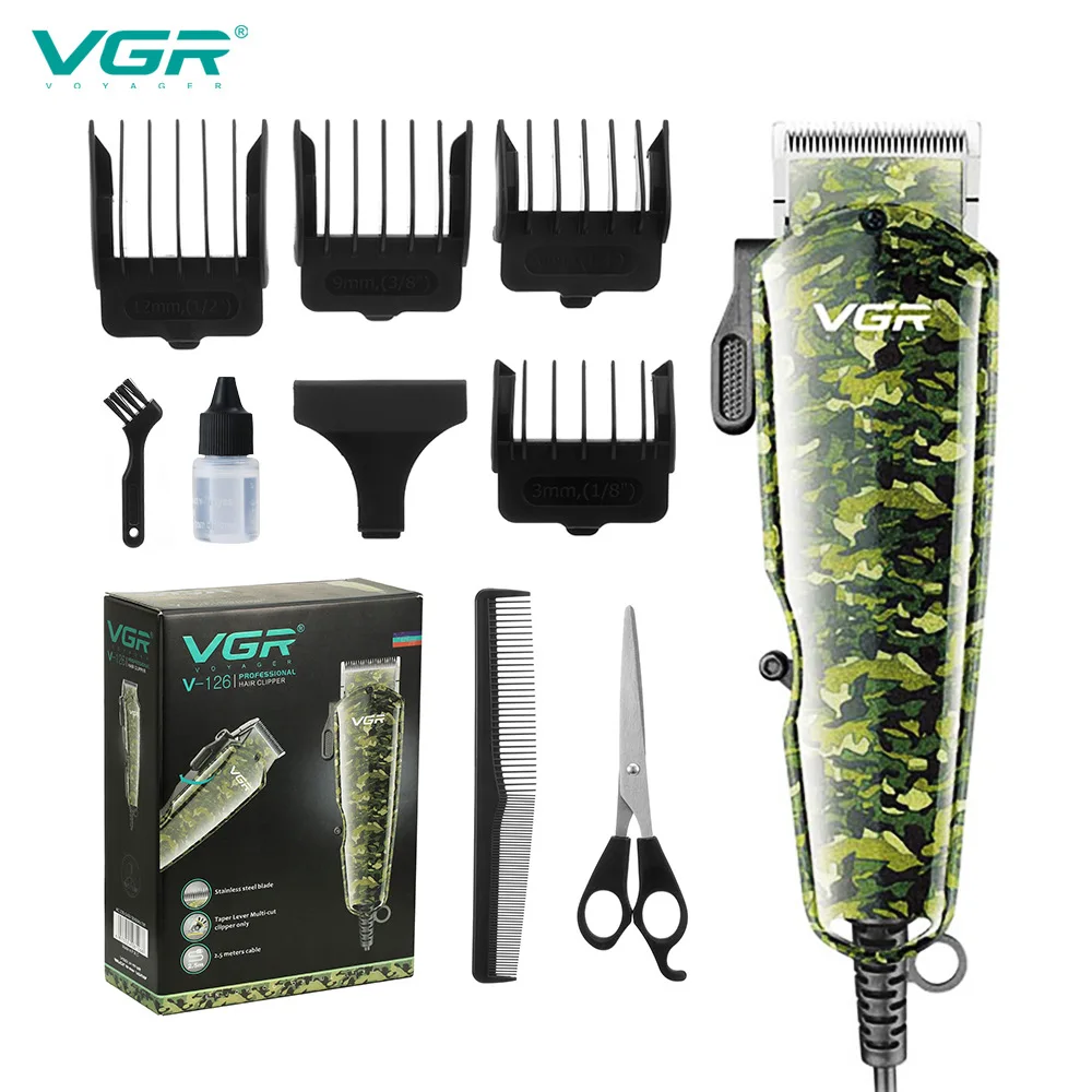 VGR New professional hair salon hair clipper high-power shaving head charging oil head carving haircut set electric clippers
VGR New professional hair salon hair clipper high-power shaving head charging oil head carving haircut set electric clippers