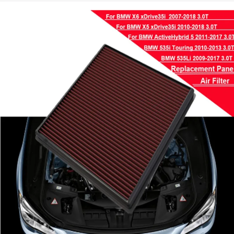 Воздушный фильтр для BMW 535i xDrive 640i xDrive 740i ActiveHybrid X4 X5 X6 xDrive35i
Воздушный фильтр для BMW 535i xDrive 640i xDrive 740i ActiveHybrid X4 X5 X6 xDrive35i