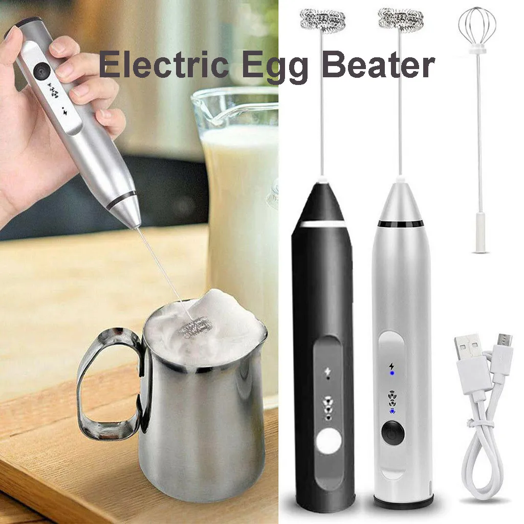 1PC Metal Rechargeable Electric Egg Beater Milk Coffee Milk Tea Stir Bar Baking Cream Handheld Electric Milk Frother whisk L*5 
1PC Metal Rechargeable Electric Egg Beater Milk Coffee Milk Tea Stir Bar Baking Cream Handheld Electric Milk Frother whisk L*5
