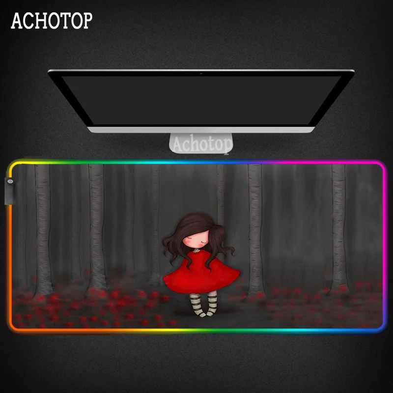 Santoro Gorjuss Mouse Pad XXL RGB Tablet gamer Desk Mat LED alfombrillas de ratón Keyboard with Backlit Rubber Mini Pc Mousepad
Santoro Gorjuss Mouse Pad XXL RGB Tablet gamer Desk Mat LED alfombrillas de ratón Keyboard with Backlit Rubber Mini Pc Mousepad