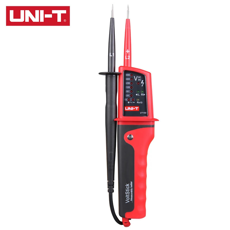 UNI-T UT15B/UT15C Voltage Sensitivity Electric Compact Pen IP65 Waterproof Rating Phase Position Indication Of Three-Phase AC
UNI-T UT15B/UT15C Voltage Sensitivity Electric Compact Pen IP65 Waterproof Rating Phase Position Indication Of Three-Phase AC