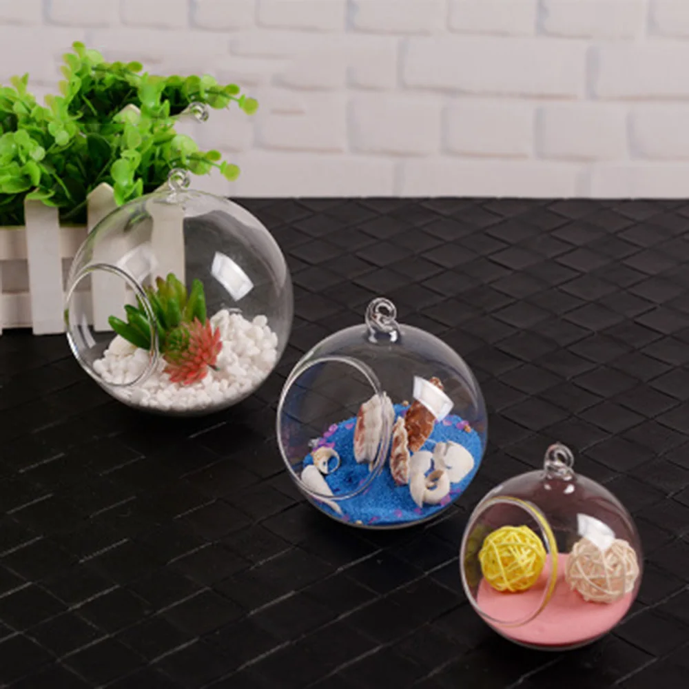 Hanging Clear Glass Flower Planter Vase Terrarium Container Landscape Bottle Fashion Wall Hanging Glass Flower Vase
Hanging Clear Glass Flower Planter Vase Terrarium Container Landscape Bottle Fashion Wall Hanging Glass Flower Vase