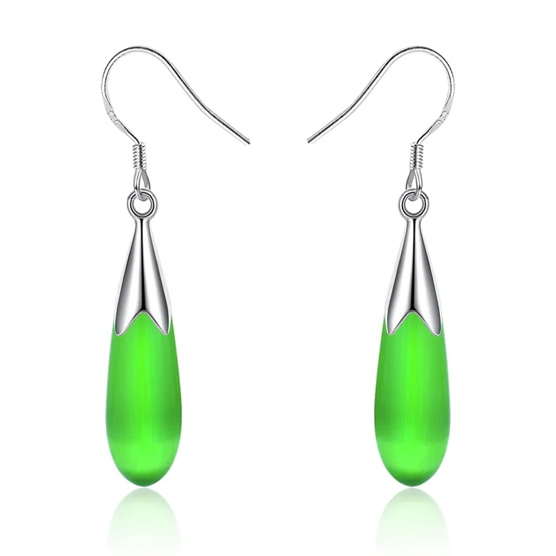 Natural Green Opal Hand Carved Water Drop Earrings Fashion Boutique Jewelry Women's Water Drop Earrings
Natural Green Opal Hand Carved Water Drop Earrings Fashion Boutique Jewelry Women's Water Drop Earrings