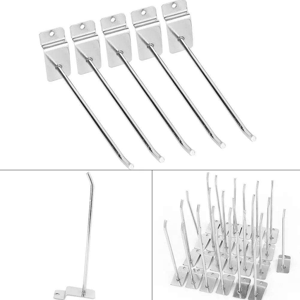 25PCS Slat Board Hooks Wallslat Clips 15cm 4.2mm Retail Shop Shelf Display Panel Hanger Sales shelf Muti-function Storage
25PCS Slat Board Hooks Wallslat Clips 15cm 4.2mm Retail Shop Shelf Display Panel Hanger Sales shelf Muti-function Storage