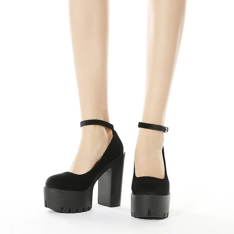 Women's High Heels Autumn New Solid Color Buckle Square Heel Increase Casual Shoes Comfortable Outdoor Sexy Women's Shoes 2021
Women's High Heels Autumn New Solid Color Buckle Square Heel Increase Casual Shoes Comfortable Outdoor Sexy Women's Shoes 2021