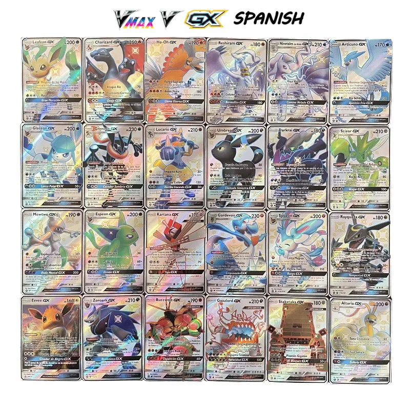 Карты покемона испанская Charizard GX EX VMAX Carte с Trade Español карточная игрушка
Карты покемона испанская Charizard GX EX VMAX Carte с Trade Español карточная игрушка