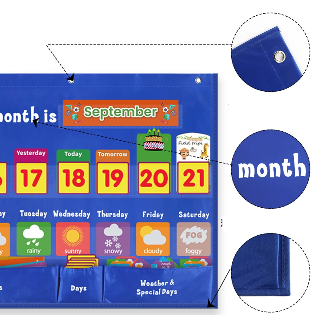 Weekly Weather Pocket Chart Educational Teaching Aid 98 Cards Home Classroom Learning Toys
Weekly Weather Pocket Chart Educational Teaching Aid 98 Cards Home Classroom Learning Toys