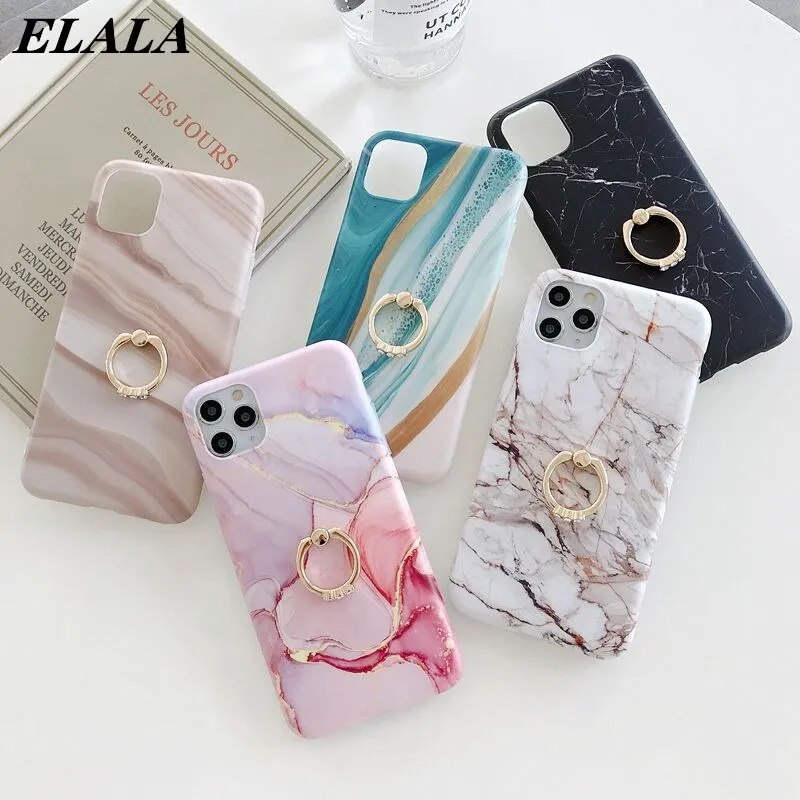 Marble Phone Funda for iPhone 12 Mini 11 Pro Max XS XR 8 Plus SE 2020 Matte Case Soft IMD Fashion Ring Holder Bracket Back Cover
Marble Phone Funda for iPhone 12 Mini 11 Pro Max XS XR 8 Plus SE 2020 Matte Case Soft IMD Fashion Ring Holder Bracket Back Cover