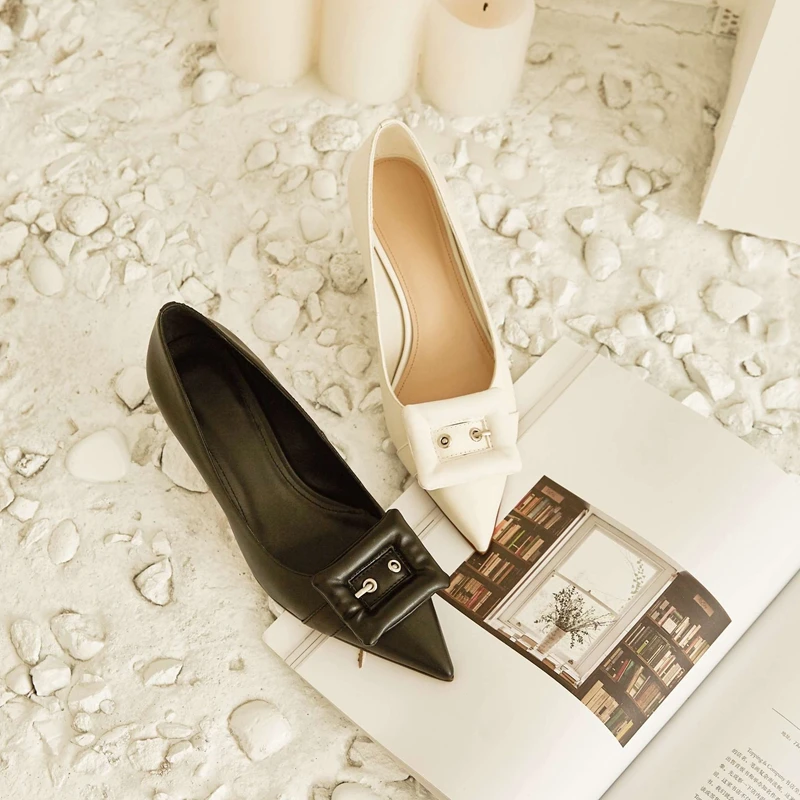 Krazing Pot full grain leather pointed toe high heel European style office lady daily wear slip on fashion new women pumps L4f2
Krazing Pot full grain leather pointed toe high heel European style office lady daily wear slip on fashion new women pumps L4f2