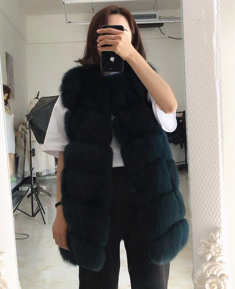 MLHXFUR Red 70cm Long Grid Fox Fur Vest Genuine Real fur Gilet Outwear coat sleeveless leather patchwork Many Colors Custom 
MLHXFUR Red 70cm Long Grid Fox Fur Vest Genuine Real fur Gilet Outwear coat sleeveless leather patchwork Many Colors Custom