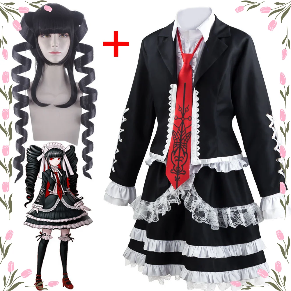 Anime Danganronpa Yasuhiro Taeko Cosplay Costume Dress Celestia Ludenberg Gambling Girl Lolita School Clothing Zentai Uniform
Anime Danganronpa Yasuhiro Taeko Cosplay Costume Dress Celestia Ludenberg Gambling Girl Lolita School Clothing Zentai Uniform