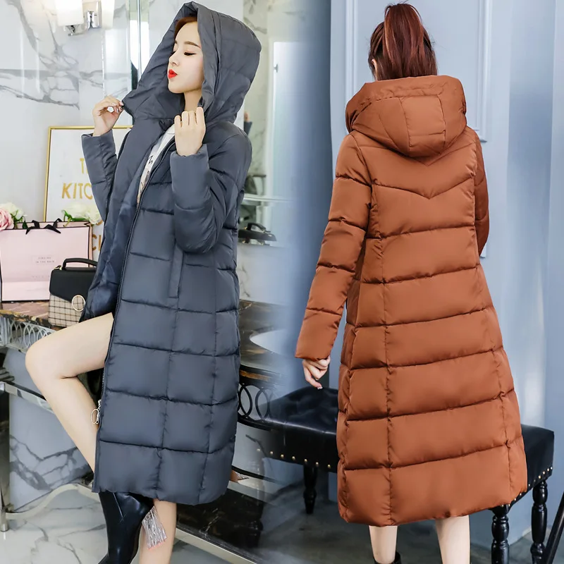 Winter New Style Fashion WOMEN'S Cotton-padded Clothes Long Slimming Thick Hooded down Feather Cotton-padded Clothes Students do
Winter New Style Fashion WOMEN'S Cotton-padded Clothes Long Slimming Thick Hooded down Feather Cotton-padded Clothes Students do