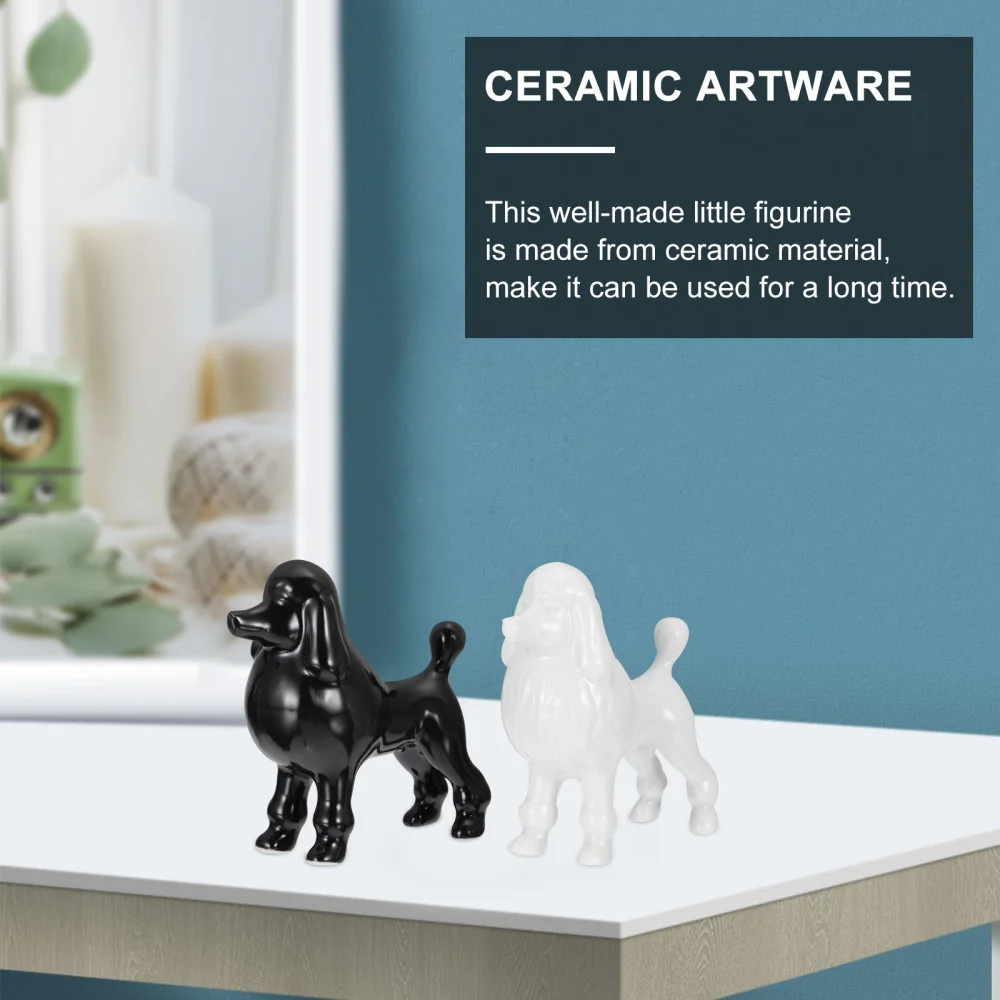 2 Pcs Decorative Animal Artware Ceramic Animal Model Household Ornaments 
2 Pcs Decorative Animal Artware Ceramic Animal Model Household Ornaments