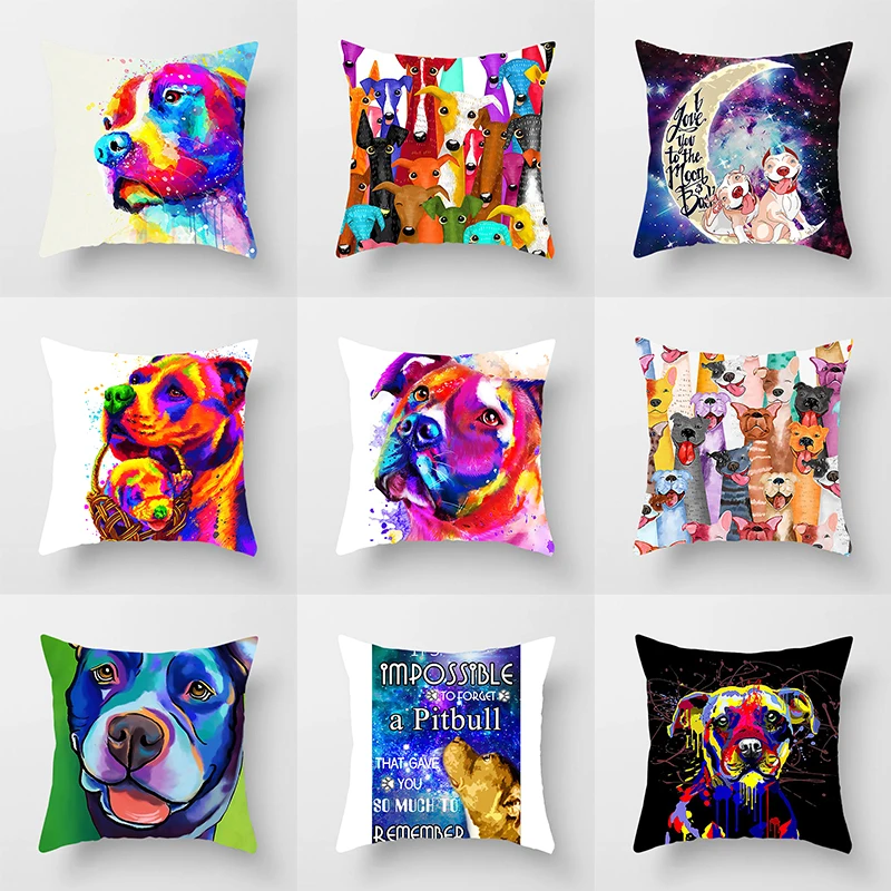 Pitbull Color Vertical Poster Pillowcase Decorative Animal Printed Cojines Fundas Cotton Linen Linen Throw Pillows Cushion Cover
Pitbull Color Vertical Poster Pillowcase Decorative Animal Printed Cojines Fundas Cotton Linen Linen Throw Pillows Cushion Cover