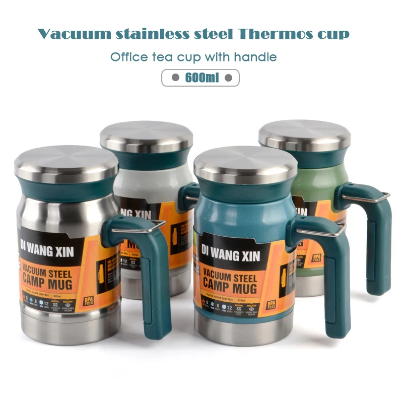 600ML New Vacuum Outdoor Camp Mug Stainless Steel Vacuum Flask With Filter 8 Hours Insulation Office Tea Cup Thermos Cup 
600ML New Vacuum Outdoor Camp Mug Stainless Steel Vacuum Flask With Filter 8 Hours Insulation Office Tea Cup Thermos Cup