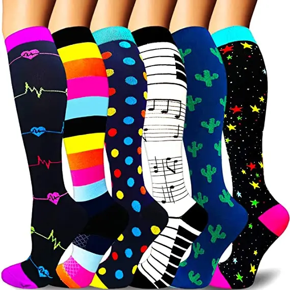 New Compression Socks Heart Star Multi-Color Thigh Golfs Tube 30 Mmhg Men Women Outdoor Running Unisex Compression Stockings
New Compression Socks Heart Star Multi-Color Thigh Golfs Tube 30 Mmhg Men Women Outdoor Running Unisex Compression Stockings