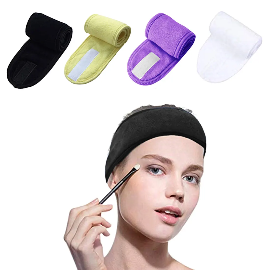 1PC Women Adjustable Hairband Makeup Toweling Hair Wrap Head Band Stretch Salon SPA Facial Headband Hair Accessories Shower Cap
1PC Women Adjustable Hairband Makeup Toweling Hair Wrap Head Band Stretch Salon SPA Facial Headband Hair Accessories Shower Cap