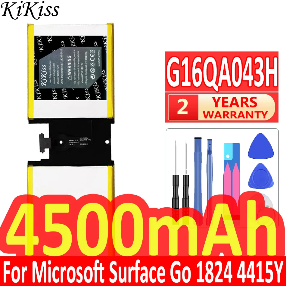 4500 мА/ч, G16QA043H 2ICP4/76/76 ноутбук Батарея для Microsoft поверхности Go 1824 4415Y планшет батарейки для ПК
4500 мА/ч, G16QA043H 2ICP4/76/76 ноутбук Батарея для Microsoft поверхности Go 1824 4415Y планшет батарейки для ПК
