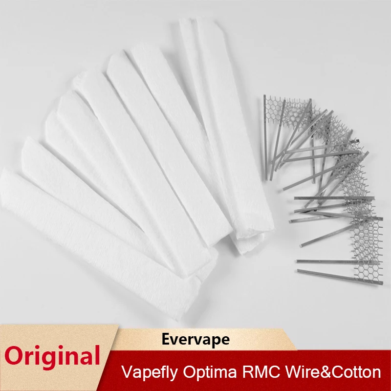 10pcs/pack Vapefly Optima RMC Wire&Cotton for Vapefly Optima DIY Electronic Cigarette Vape
10pcs/pack Vapefly Optima RMC Wire&Cotton for Vapefly Optima DIY Electronic Cigarette Vape