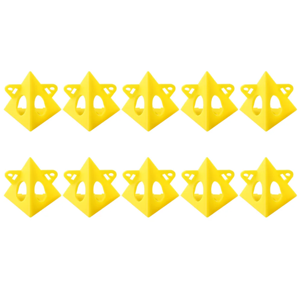 

10pcs/Set Woodworking Accessories Wood work Tools Painter's Pyramid Stands Paint Tool Triangle Paint Pads Feet Yellow