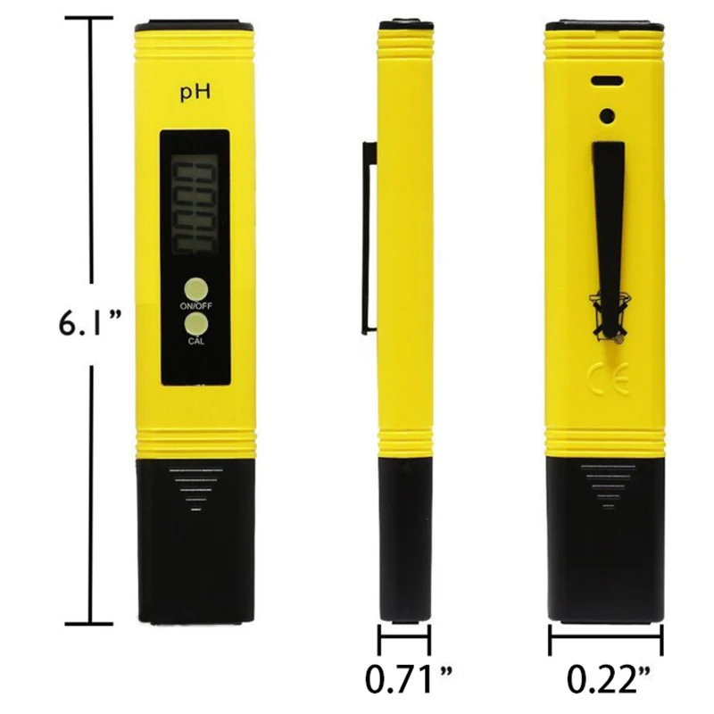 Onever LCD Digital PH Value Meter + TDS Water Meter Water Quality Tester for Testing Drinking Water Aquariums High accuracy Fast
Onever LCD Digital PH Value Meter + TDS Water Meter Water Quality Tester for Testing Drinking Water Aquariums High accuracy Fast