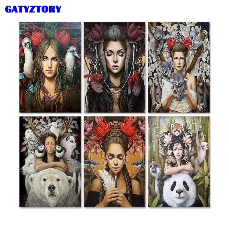 Gatyztory DIY Oil Painting By Numbers Picture Woman Framed Coloring By Number On Canvas Figure Craft Handmade Unique Gift
Gatyztory DIY Oil Painting By Numbers Picture Woman Framed Coloring By Number On Canvas Figure Craft Handmade Unique Gift