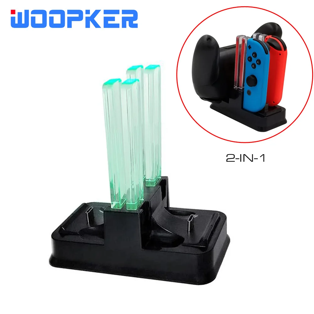 Multifunction Charger Stand for Nintend Switch Pro Controller LED Display for NS Joy-con / Pro Gamepad Charging Dock Station
Multifunction Charger Stand for Nintend Switch Pro Controller LED Display for NS Joy-con / Pro Gamepad Charging Dock Station
