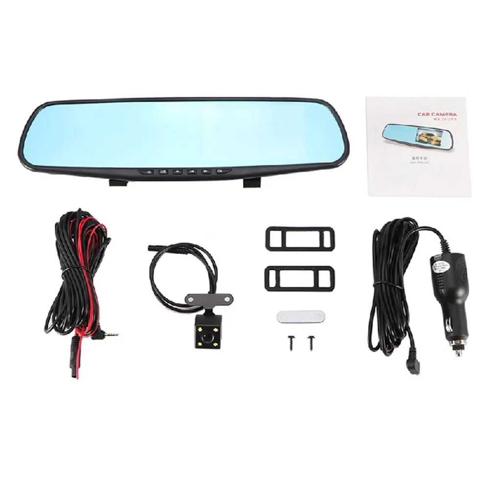 4.3 Inch Rearview Mirror Car Dvr Camera Hd 1080P Car Mirror Video Recorder with Rear View Camera Car Screen Mirror Dash Camera
4.3 Inch Rearview Mirror Car Dvr Camera Hd 1080P Car Mirror Video Recorder with Rear View Camera Car Screen Mirror Dash Camera