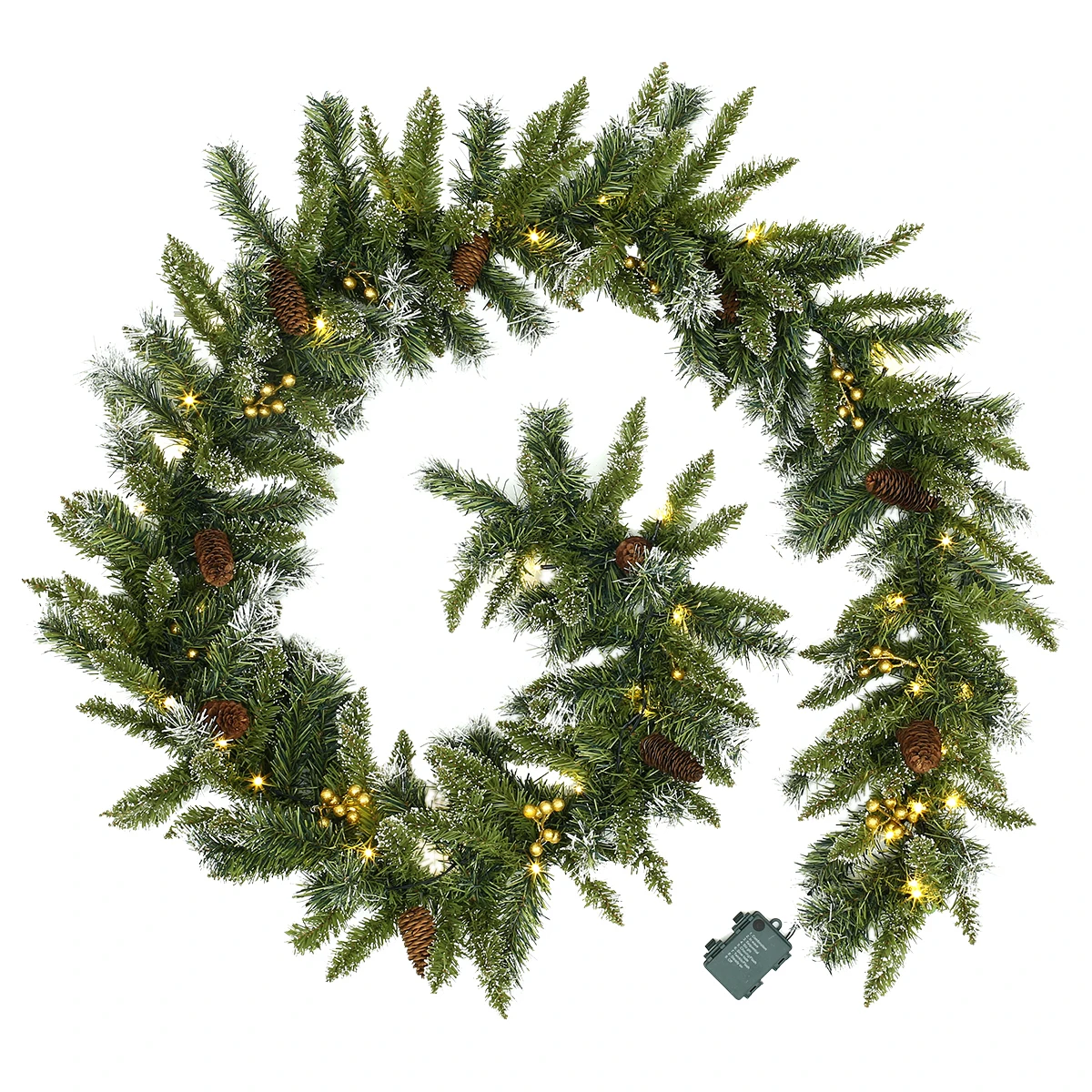 2.7 M Christmas LED Rattan Garland Decorative Green Christmas Garland Artificial Xmas Tree Rattan Banner Decoration
2.7 M Christmas LED Rattan Garland Decorative Green Christmas Garland Artificial Xmas Tree Rattan Banner Decoration