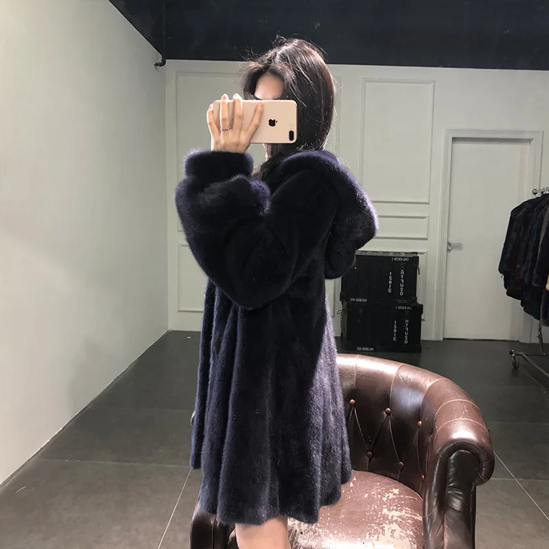 Real Natural Mink Fur Coat Hooded Women Winter Warm Thick Plus Size Outwear Casaco Inverno YT09 MF348
Real Natural Mink Fur Coat Hooded Women Winter Warm Thick Plus Size Outwear Casaco Inverno YT09 MF348