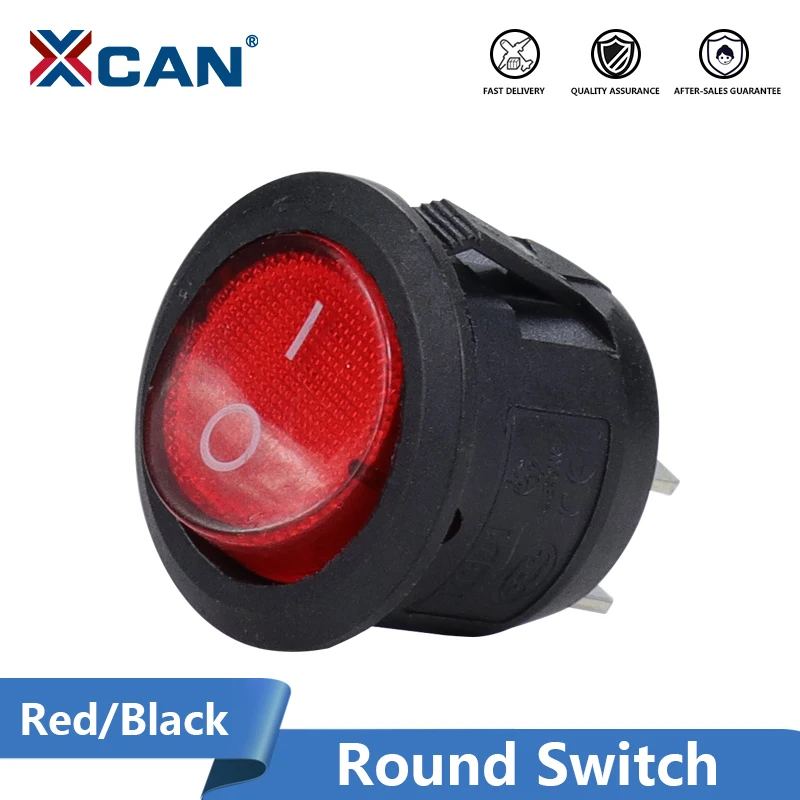 XCAN Round Switch Red Black ON/OFF Round Rocker Toggle Switch Plastic Push Button Switch For Locksmiths Tools Button Switch
XCAN Round Switch Red Black ON/OFF Round Rocker Toggle Switch Plastic Push Button Switch For Locksmiths Tools Button Switch