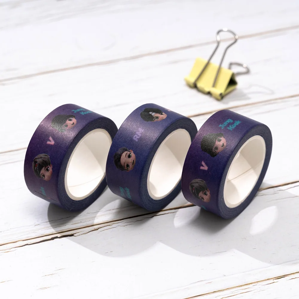 KPOP Bangtan Boys stickers tape Hand account tape paper cartoon fans should help creative tape photo stickers
KPOP Bangtan Boys stickers tape Hand account tape paper cartoon fans should help creative tape photo stickers